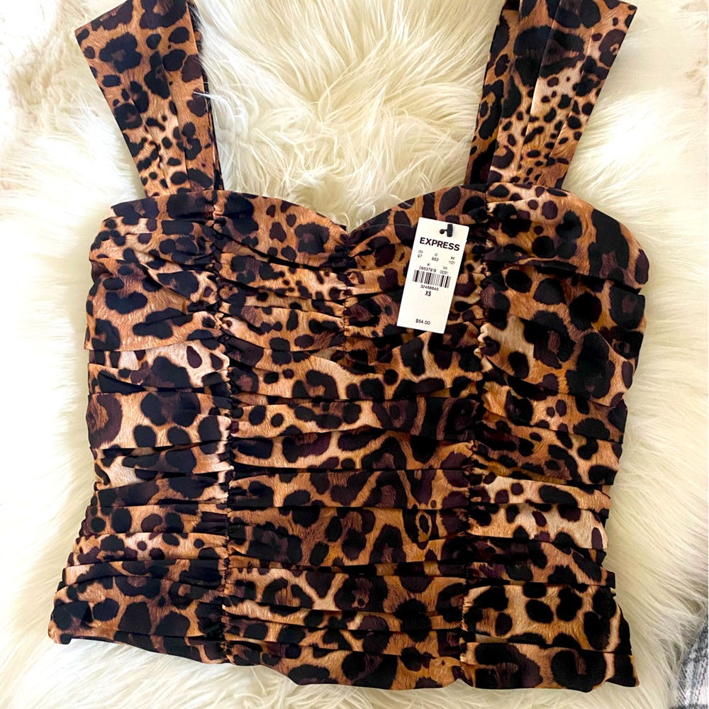Leopard top from Express. Never been worn, like new.